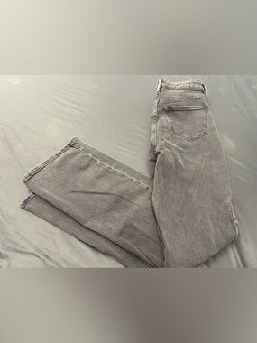 Old Navy Gray Higher High-Rise Flare Secret Smooth Pockets Jeans